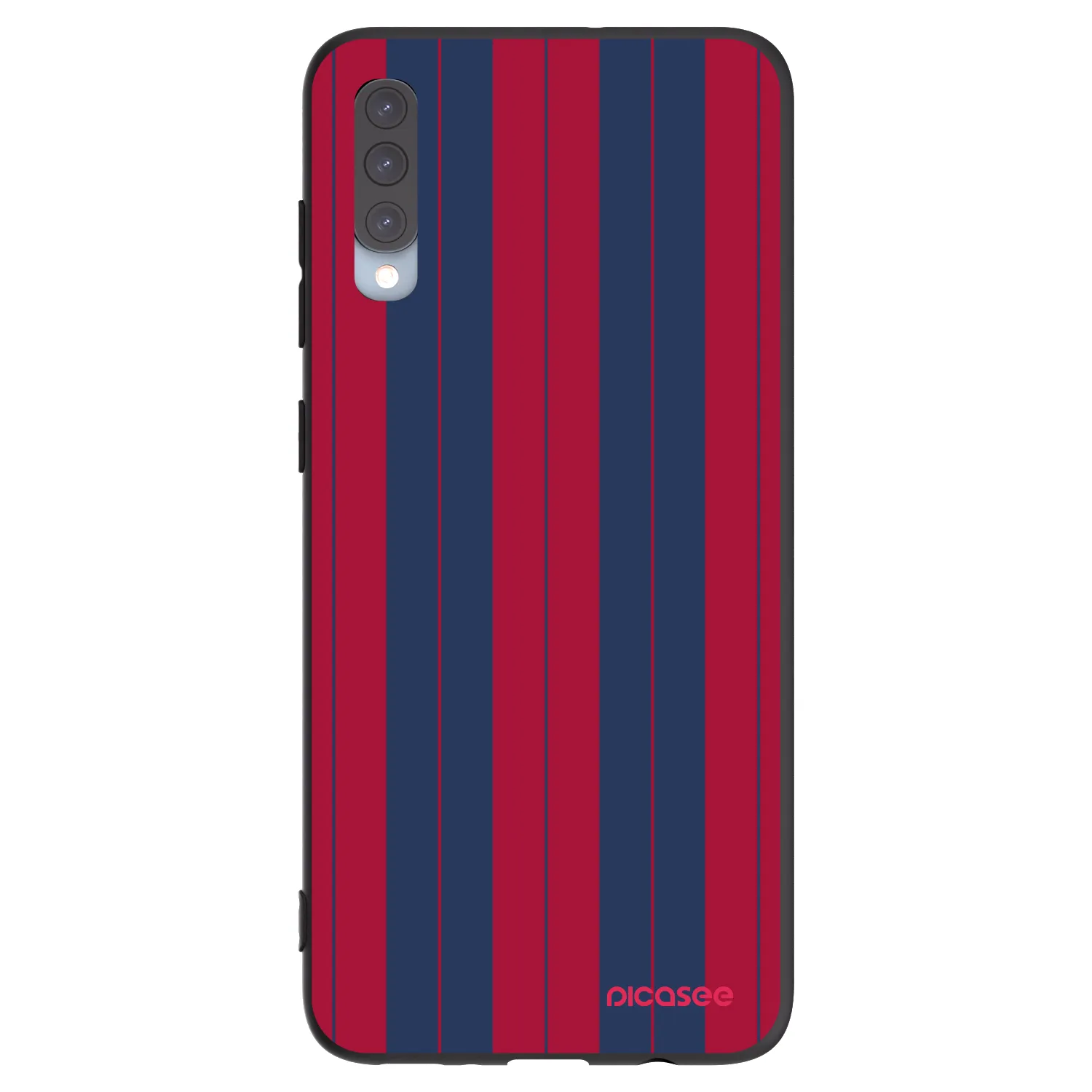 Picasee silikonowe czarne etui na Samsung Galaxy A70 A705F - Yacht club