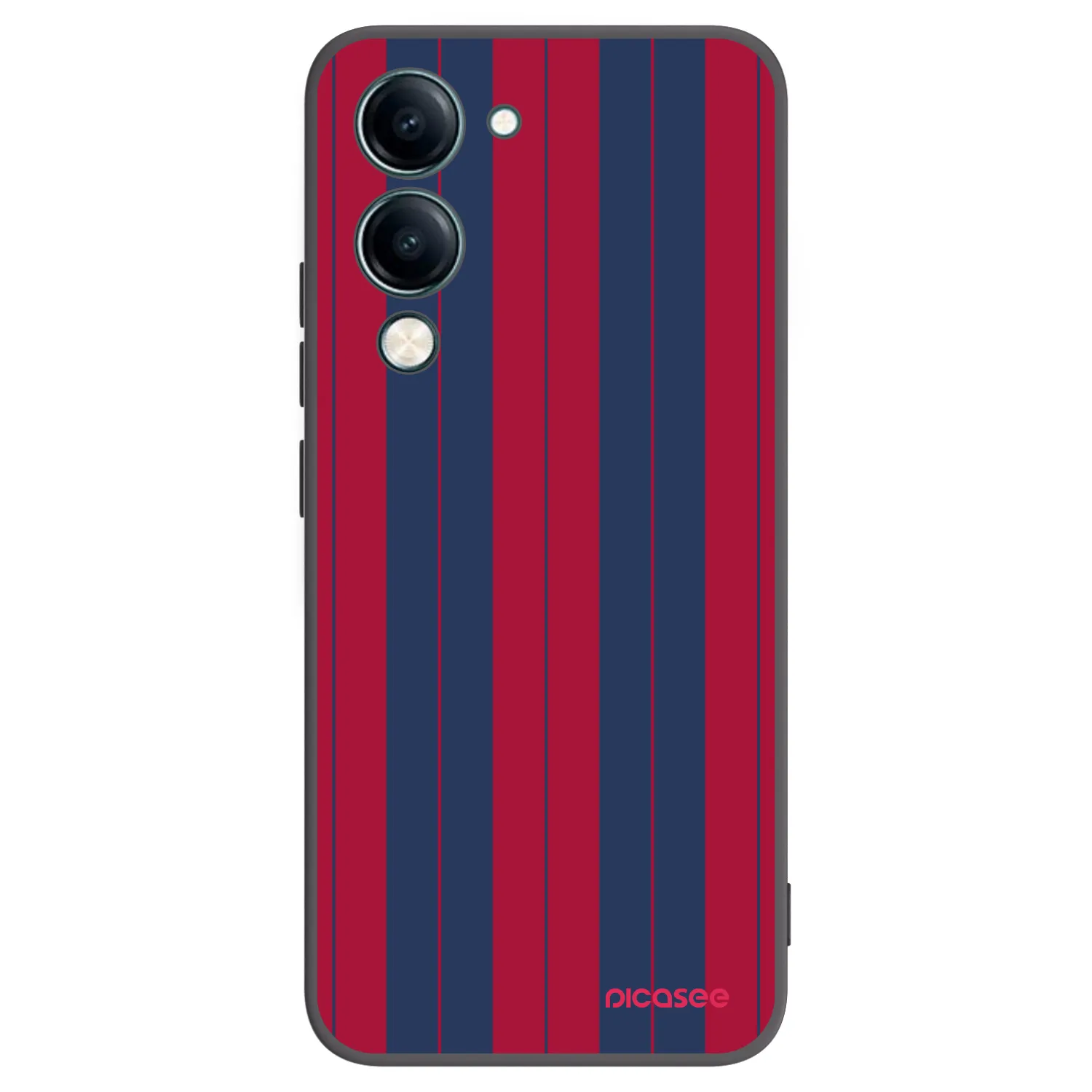 Picasee silikonowe czarne etui na Vivo Y29s 5G - Yacht club