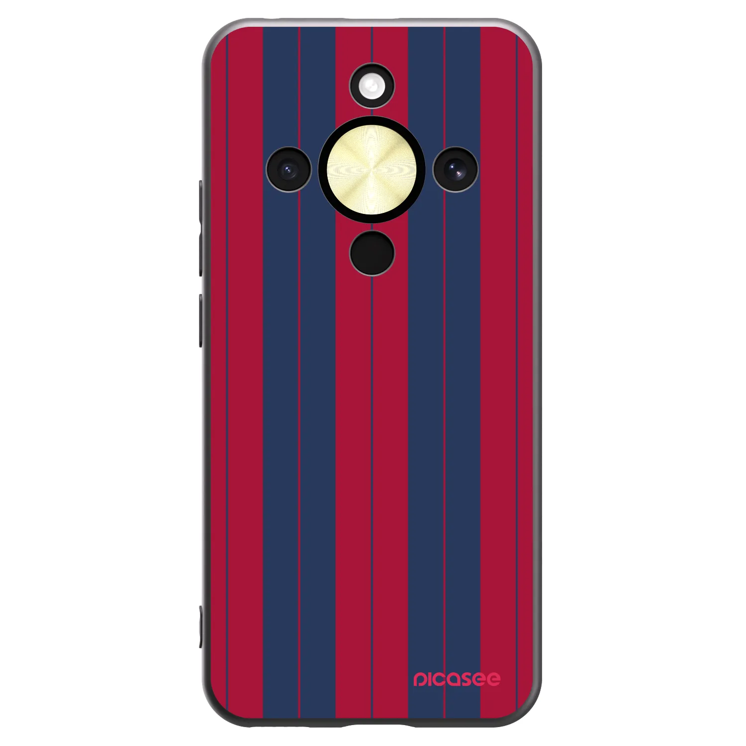 Picasee silikonowe czarne etui na Honor Magic8 Lite 5G - Yacht club