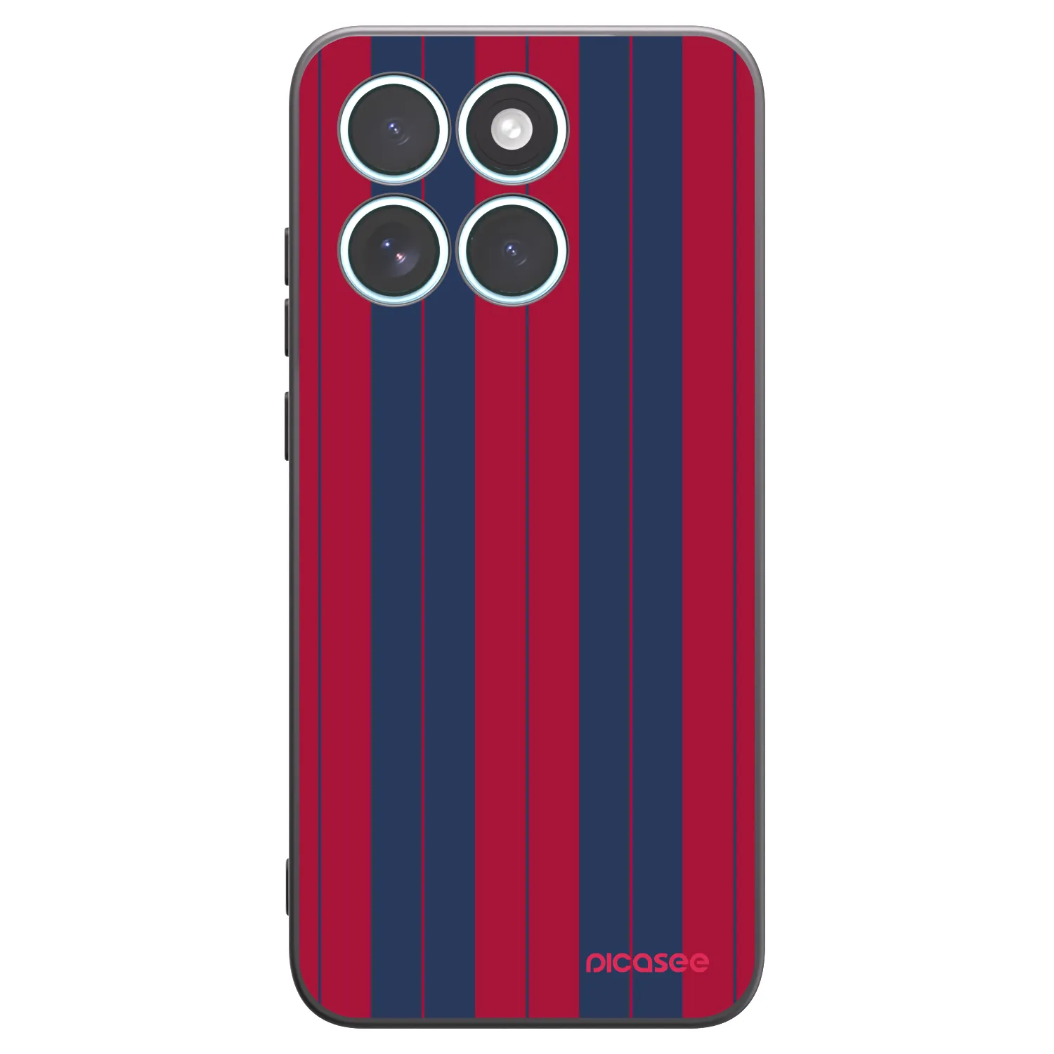 Picasee silikonowe czarne etui na Motorola Edge 70 Fusion - Yacht club