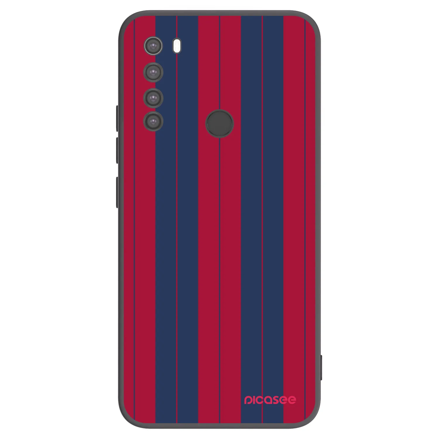 Picasee silikonowe czarne etui na Xiaomi Redmi Note 8 - Yacht club