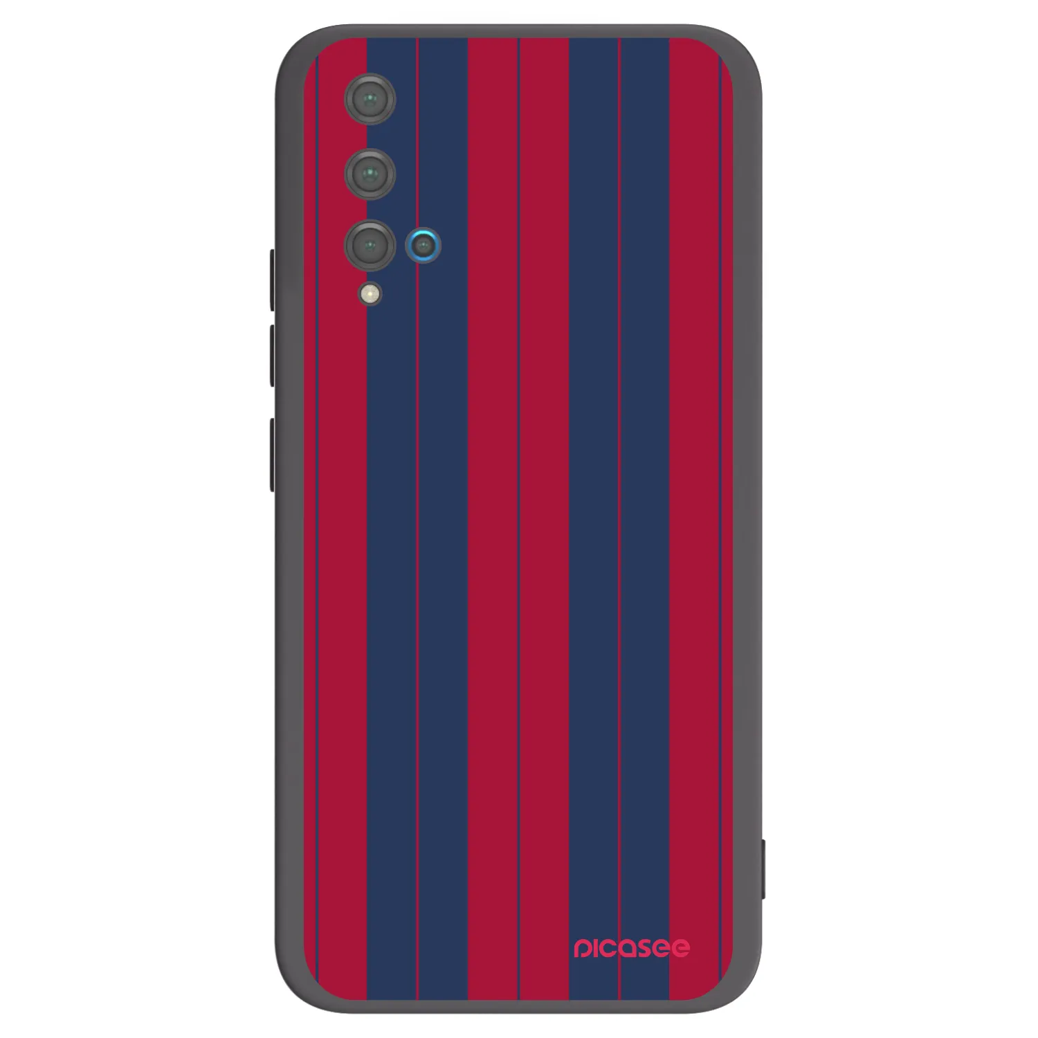 Picasee silikonowe czarne etui na Huawei Nova 5T - Yacht club
