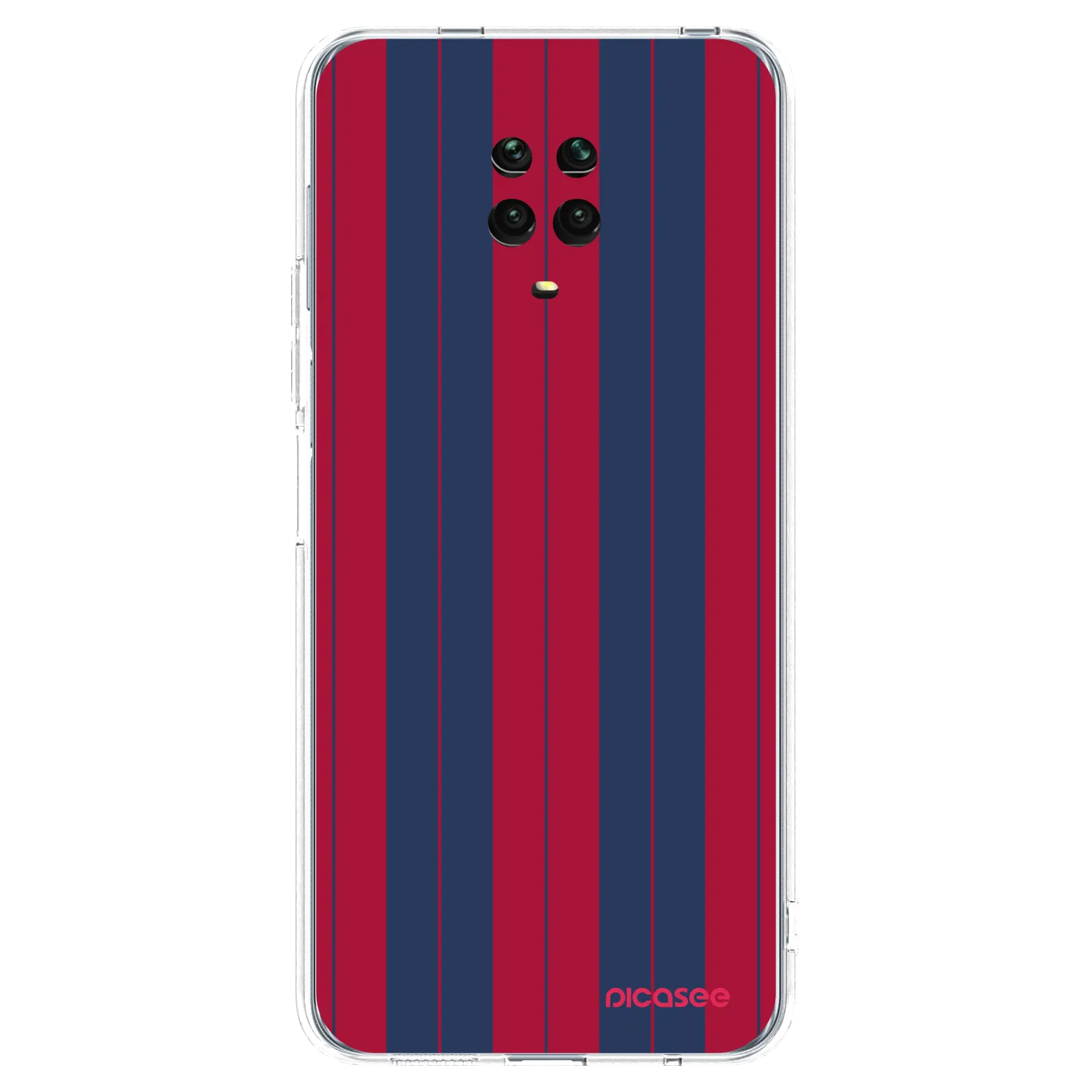 Picasee silikonowe przeźroczyste etui na Xiaomi Redmi Note 9 Pro - Yacht club