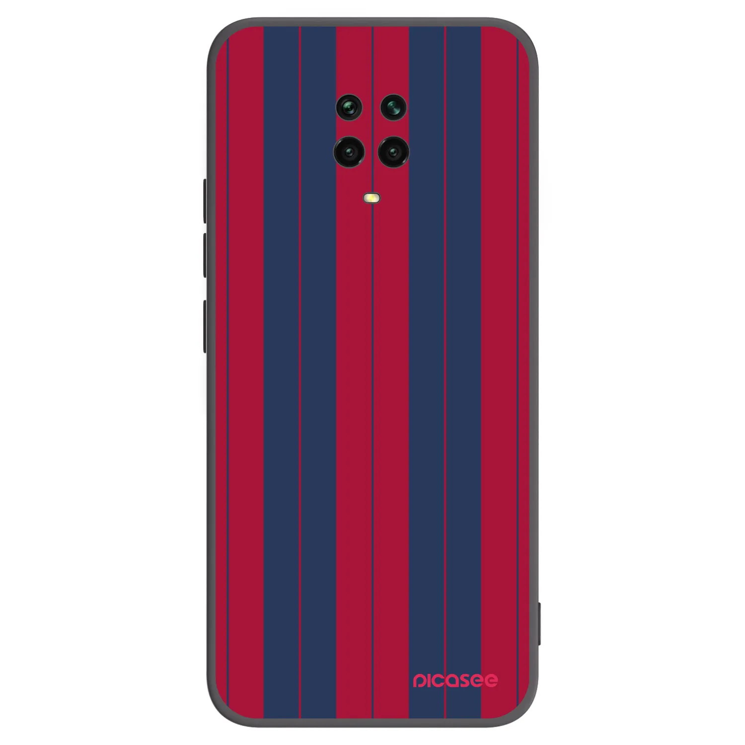 Picasee silikonowe czarne etui na Xiaomi Redmi Note 9 Pro - Yacht club