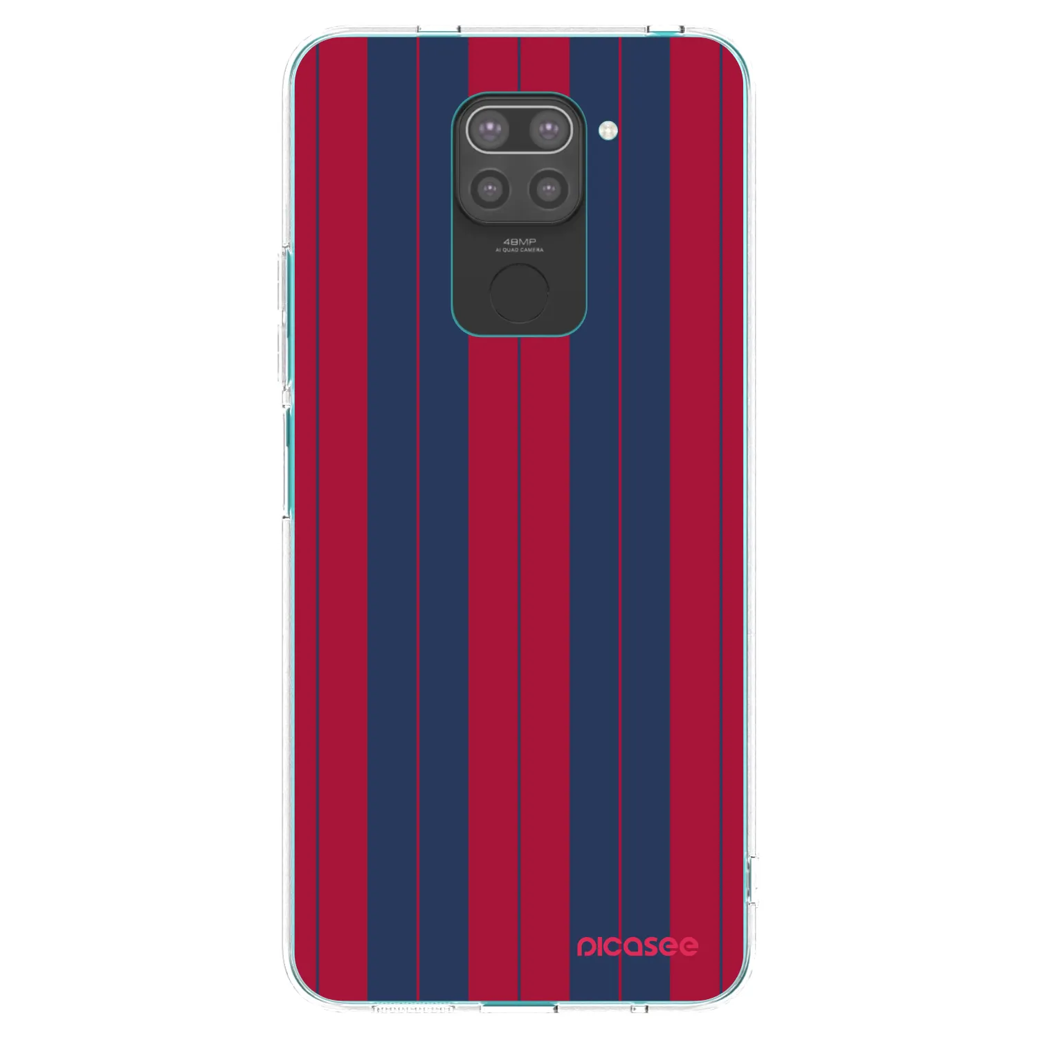 Picasee silikonowe czarne etui na Xiaomi Redmi Note 9 - Yacht club