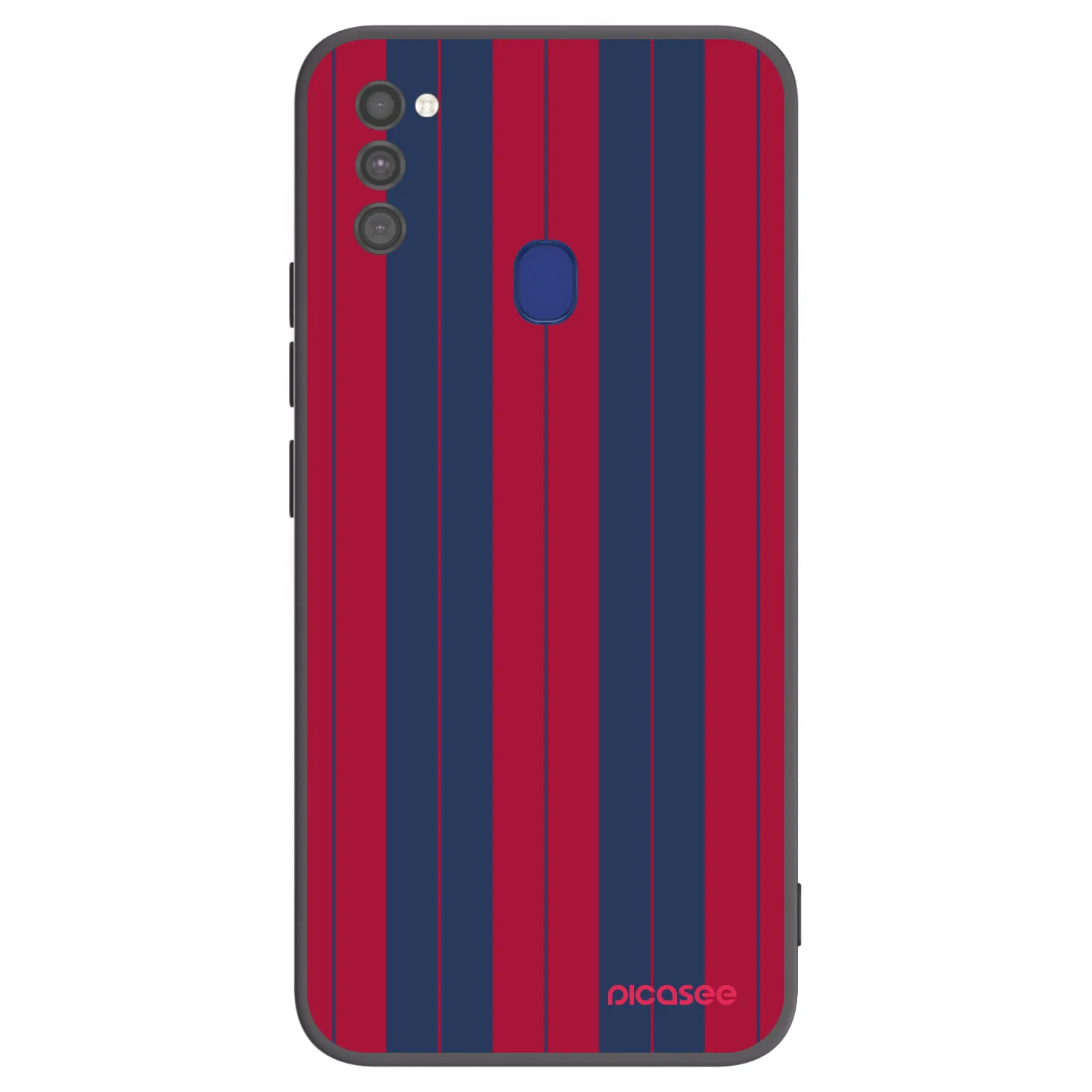 Picasee silikonowe czarne etui na Samsung Galaxy M21 M215F - Yacht club