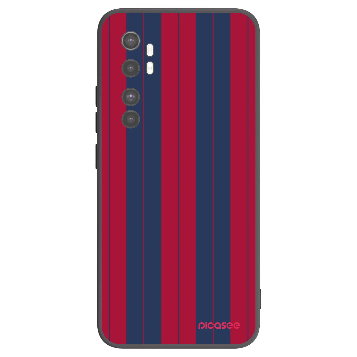 Picasee silikonowe czarne etui na Xiaomi Mi Note 10 Lite - Yacht club