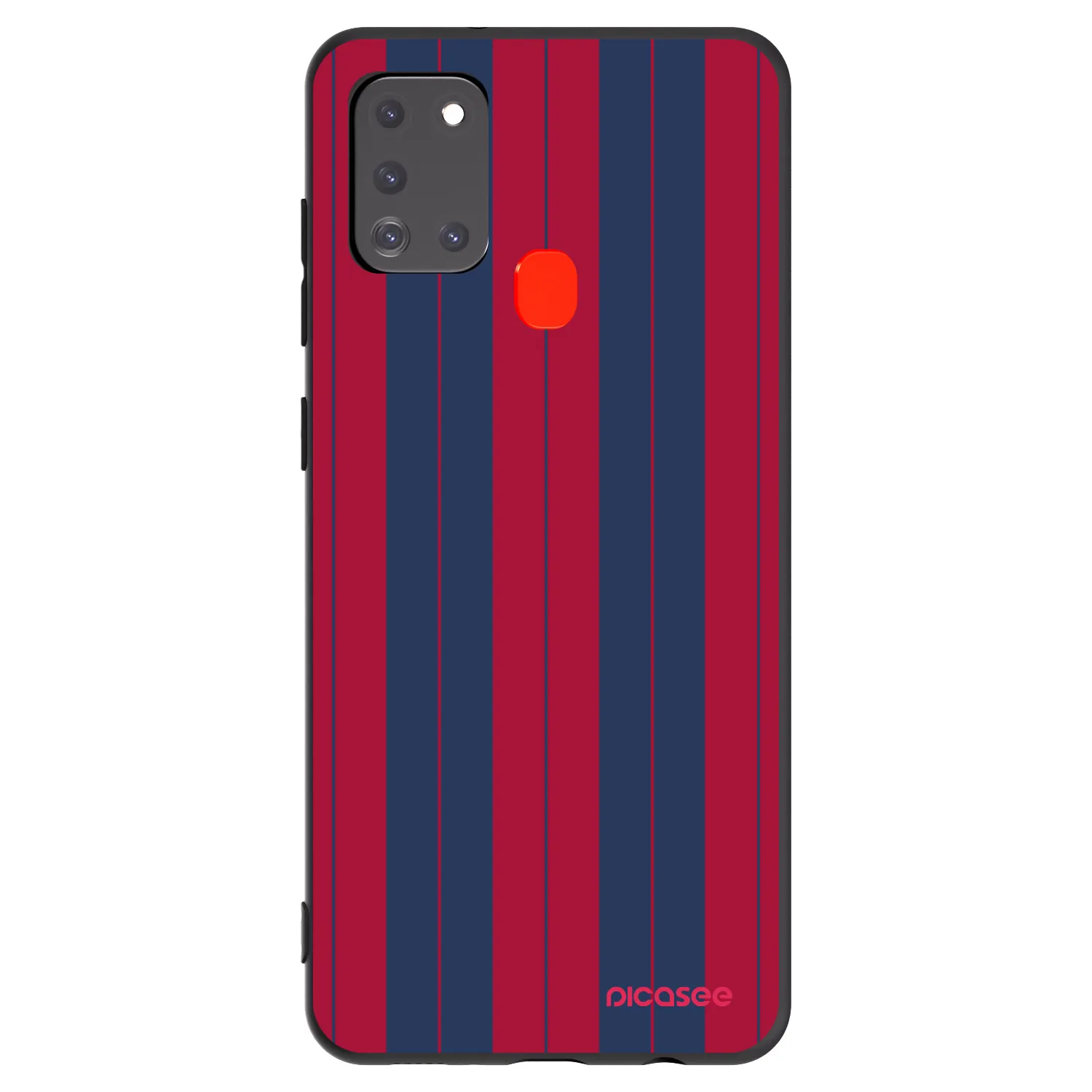 Picasee silikonowe czarne etui na Samsung Galaxy A21s - Yacht club
