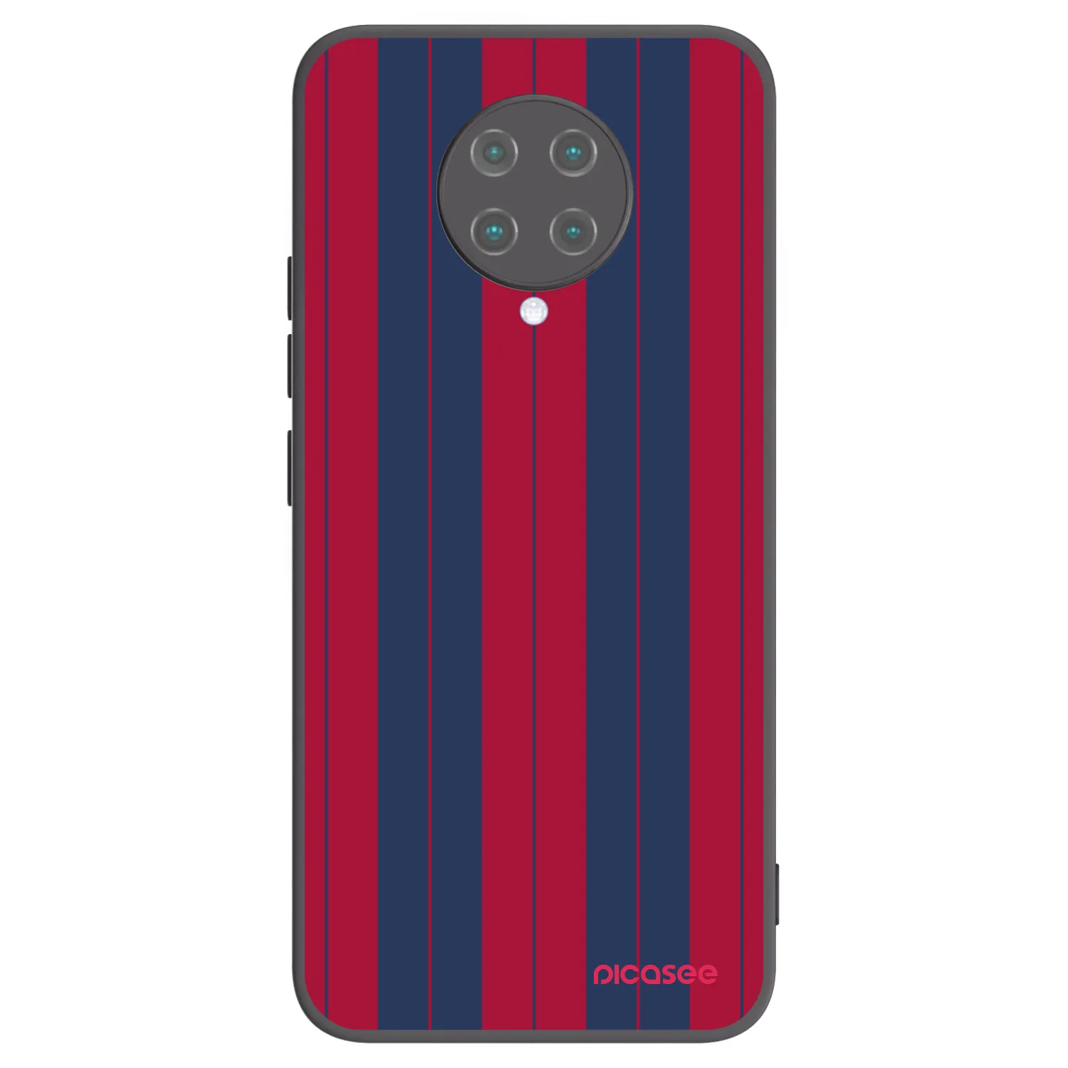 Picasee silikonowe czarne etui na Xiaomi Poco F2 Pro - Yacht club