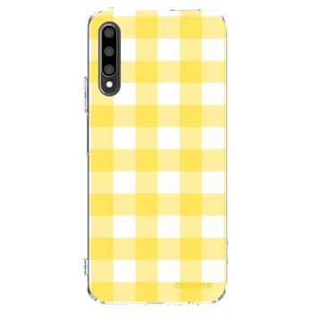 Picasee silikonowe przeźroczyste etui na Honor 9X Pro - Gride lemon