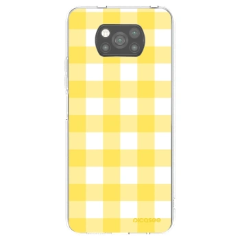 Picasee silikonowe czarne etui na Xiaomi Poco X3 - Gride lemon