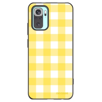 Picasee silikonowe czarne etui na Xiaomi Redmi Note 10 Pro - Gride lemon