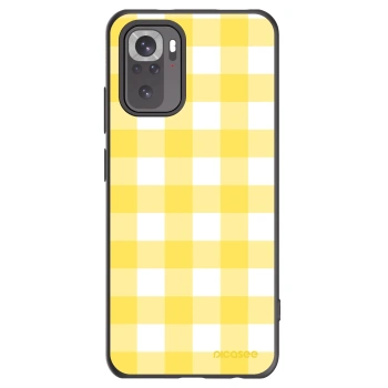 Picasee silikonowe czarne etui na Xiaomi Redmi Note 10S - Gride lemon