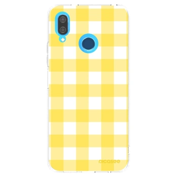 Picasee silikonowe przeźroczyste etui na Huawei P20 Lite - Gride lemon