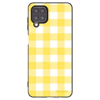 Picasee silikonowe czarne etui na Samsung Galaxy M12 M127F - Gride lemon