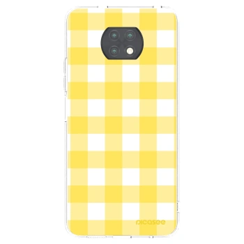 Picasee silikonowe przeźroczyste etui na Xiaomi Redmi Note 9T - Gride lemon