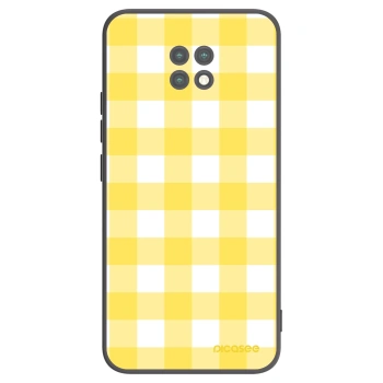 Picasee silikonowe czarne etui na Xiaomi Redmi Note 9T - Gride lemon