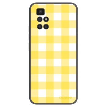 Picasee silikonowe czarne etui na Xiaomi Redmi 10 - Gride lemon