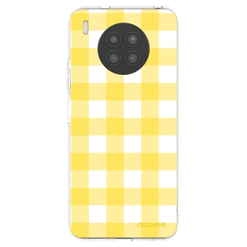 Picasee silikonowe przeźroczyste etui na Huawei Nova 8i - Gride lemon