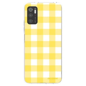 Picasee silikonowe przeźroczyste etui na Xiaomi Poco M3 Pro 5G - Gride lemon