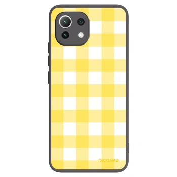 Picasee silikonowe czarne etui na Xiaomi 11 Lite 5G NE - Gride lemon