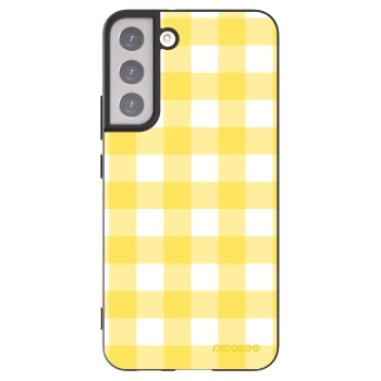 Picasee silikonowe czarne etui na Samsung Galaxy S22+ 5G - Gride lemon