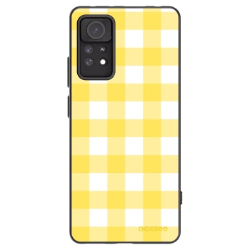 Picasee silikonowe czarne etui na Xiaomi Redmi Note 11 Pro 5G - Gride lemon