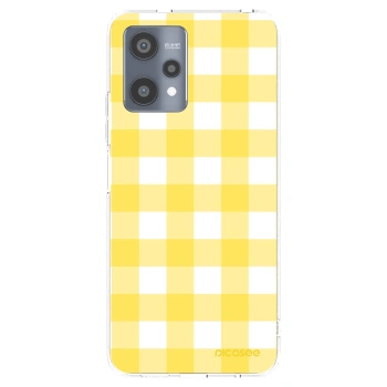 Picasee silikonowe przeźroczyste etui na Realme 9 Pro 5G - Gride lemon