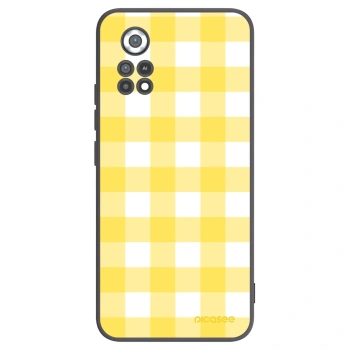 Picasee silikonowe czarne etui na Xiaomi Poco X4 Pro 5G - Gride lemon