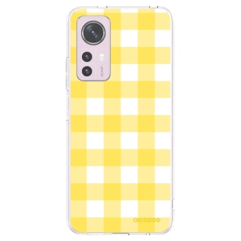 Picasee silikonowe przeźroczyste etui na Xiaomi 12 - Gride lemon