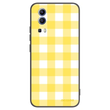 Picasee silikonowe czarne etui na Vivo Y52 5G - Gride lemon