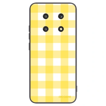 Picasee silikonowe czarne etui na Honor Magic4 Lite 5G - Gride lemon