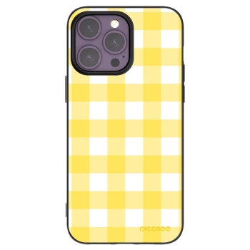 Picasee silikonowe czarne etui na Apple iPhone 14 Pro Max - Gride lemon