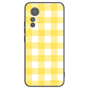 Picasee silikonowe czarne etui na Xiaomi 12 Lite - Gride lemon