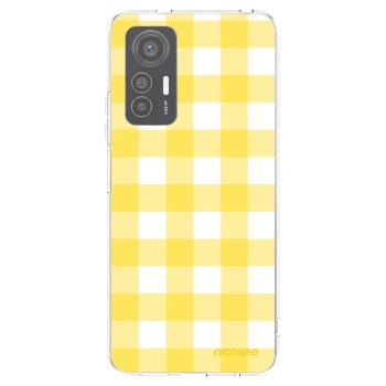 Picasee silikonowe przeźroczyste etui na Xiaomi 12 Lite - Gride lemon