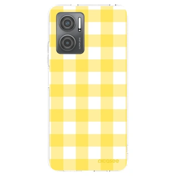 Picasee silikonowe przeźroczyste etui na Xiaomi Redmi 10 5G - Gride lemon