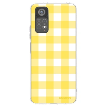 Picasee silikonowe przeźroczyste etui na Xiaomi Redmi Note 11S 5G - Gride lemon