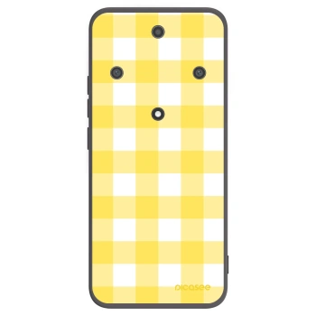 Picasee silikonowe czarne etui na Honor Magic5 Lite 5G - Gride lemon