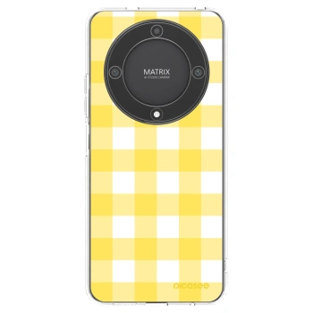 Picasee silikonowe przeźroczyste etui na Honor Magic5 Lite 5G - Gride lemon
