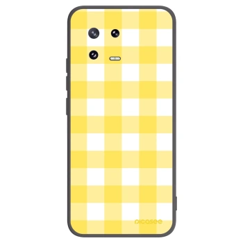 Picasee silikonowe czarne etui na Xiaomi 13 Pro - Gride lemon