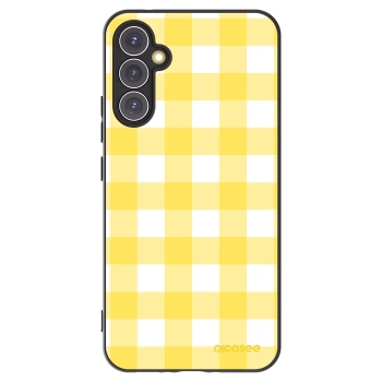 Picasee silikonowe czarne etui na Samsung Galaxy A34 5G A346B - Gride lemon