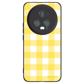 Picasee silikonowe czarne etui na Honor Magic5 Pro - Gride lemon