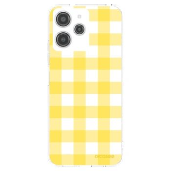 Picasee silikonowe przeźroczyste etui na Xiaomi Redmi 12 4G - Gride lemon