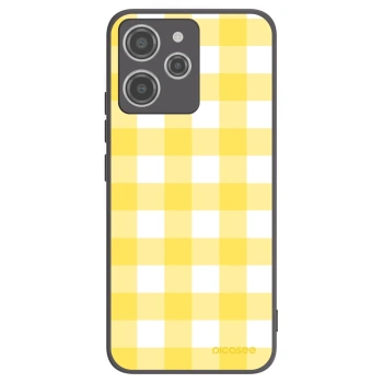 Picasee silikonowe czarne etui na Xiaomi Redmi 12 4G - Gride lemon