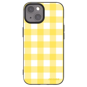 Picasee silikonowe czarne etui na Apple iPhone 15 - Gride lemon