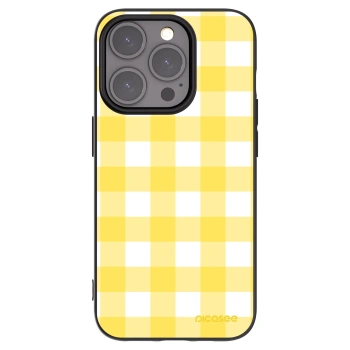 Picasee silikonowe czarne etui na Apple iPhone 15 Pro - Gride lemon