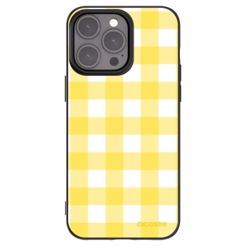 Picasee silikonowe czarne etui na Apple iPhone 15 Pro Max - Gride lemon