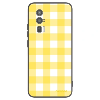 Picasee silikonowe czarne etui na Xiaomi Poco F5 Pro 5G - Gride lemon