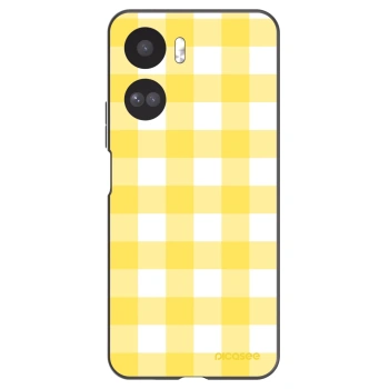 Picasee silikonowe czarne etui na Honor 90 Lite 5G - Gride lemon