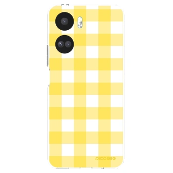 Picasee silikonowe przeźroczyste etui na Honor 90 Lite 5G - Gride lemon